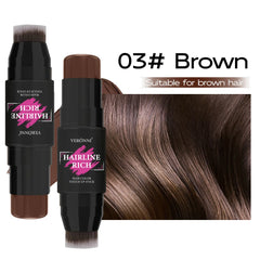 1pc Hairline Filling Cream Stick,Waterproof Matte Finish, Enhances Coverage,for Gray Roots & Thinning Hair Concealer with Brush 1pc Hairline Filling Cream Stick,Waterproof Matte Finish, Enhances Coverage,for Gray Roots & Thinning Hair Concealer with Brush