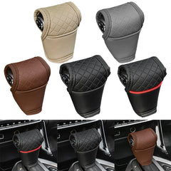 1pc Car Gear Shift Cover PU Leather Shift Lever Cover Gearbox Shifter Knob Protector Automobiles Interior Accessories 1pc Car Gear Shift Cover PU Leather Shift Lever Cover Gearbox Shifter Knob Protector Automobiles Interior Accessories