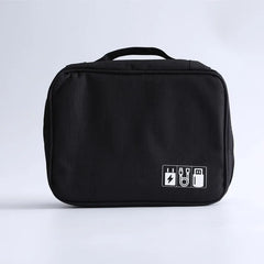 1pc Black Green Storage Bag Electronic Accessory Organizer Portable Usb Data Cable Charger Plug Travel Waterproof Organizer 1pc Black Green Storage Bag Electronic Accessory Organizer Portable Usb Data Cable Charger Plug Travel Waterproof Organizer