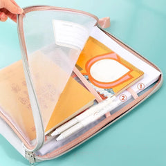 حقيبة تخزين أدوات مكتبية مقاس A4 بسحاب مزدوج الطبقات وحقيبة تنظيم مجلدات كبيرة الحجم ولوازم مكتبية مدرسية وحقيبة أدوات مكتبية حقيبة تخزين أدوات مكتبية مقاس A4 بسحاب مزدوج الطبقات وحقيبة تنظيم مجلدات كبيرة الحجم ولوازم مكتبية مدرسية وحقيبة أدوات مكتبية