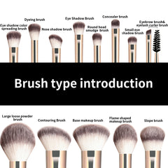 13PCS Makeup Brush Set Foundation Concealer Powder Eyeshadow Blush Brush Kabuki Blending Cosmetic Beauty Tool for Face 13PCS Makeup Brush Set Foundation Concealer Powder Eyeshadow Blush Brush Kabuki Blending Cosmetic Beauty Tool for Face