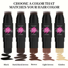 1pc Hairline Filling Cream Stick,Waterproof Matte Finish, Enhances Coverage,for Gray Roots & Thinning Hair Concealer with Brush 1pc Hairline Filling Cream Stick,Waterproof Matte Finish, Enhances Coverage,for Gray Roots & Thinning Hair Concealer with Brush