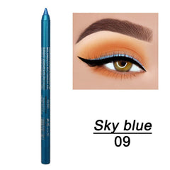 14-Color Colourful Eyeliner Pen, High Pigmented Pearly Shimmer Metallic Smokey Punk Gothic Style Eyeliner, Long Lasting Waterpro 14-Color Colourful Eyeliner Pen, High Pigmented Pearly Shimmer Metallic Smokey Punk Gothic Style Eyeliner, Long Lasting Waterpro