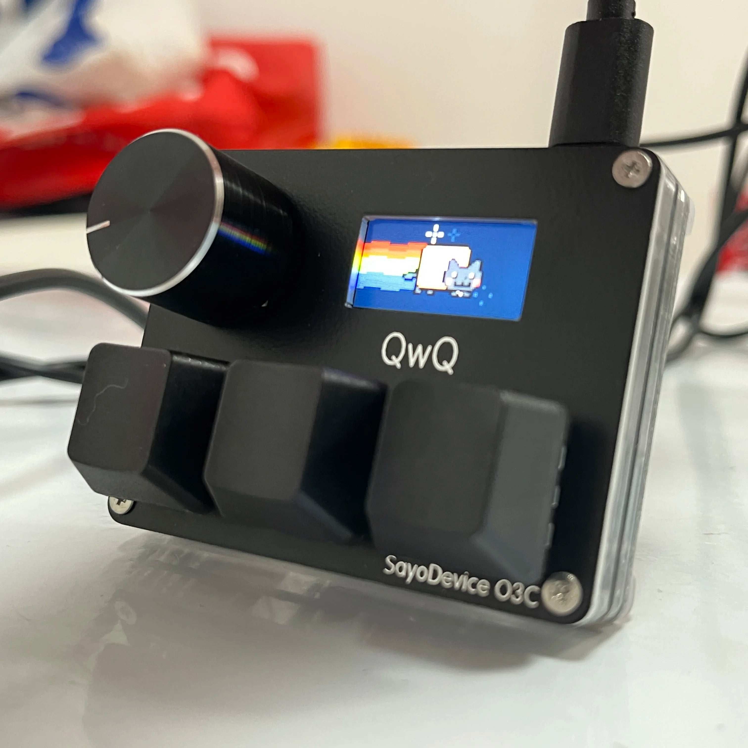 O3C SayoDevice OSU O3C Rapid Trigger Hall Switches Magnetic Pink Switches Keyboard With Knob Screen Copy Paste Shotcut O3C SayoDevice OSU O3C Rapid Trigger Hall Switches Magnetic Pink Switches Keyboard With Knob Screen Copy Paste Shotcut