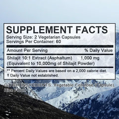 راتنج شيلاجيت الهيمالايا النقي - درجة ذهبية مع حمض الفولفيك وأكثر من 85 مركبًا من المعادن النادرة لدعم الطاقة والمناعة راتنج شيلاجيت الهيمالايا النقي - درجة ذهبية مع حمض الفولفيك وأكثر من 85 مركبًا من المعادن النادرة لدعم الطاقة والمناعة