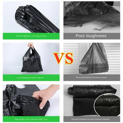 100PCS Black Vest Plastic Bag Kitchen Living Room Clean Garbage Storage Bag Takeaway Shopping Packing Garbage with Handle Bag 100PCS Black Vest Plastic Bag Kitchen Living Room Clean Garbage Storage Bag Takeaway Shopping Packing Garbage with Handle Bag