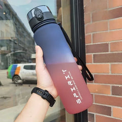 1 Liter Large Capacity Sports Water Bottle Leak Proof Colorful Plastic Cup Drinking Outdoor Travel Portable Gym Fitness Jugs 1 Liter Large Capacity Sports Water Bottle Leak Proof Colorful Plastic Cup Drinking Outdoor Travel Portable Gym Fitness Jugs