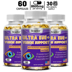 Advanced Eye Vitamin Supplement for Macular Health and Dry Eyes - Supports Eye Strain, Stress, Night Vision Advanced Eye Vitamin Supplement for Macular Health and Dry Eyes - Supports Eye Strain, Stress, Night Vision
