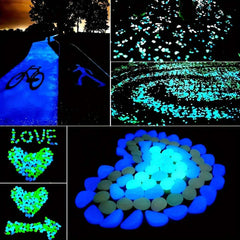 100pcs Glow In The Dark Pebbles, Resin Luminous Stones For Landscape, Garden Paths, Potted Plants, Parks, Aquarium Decor, 100pcs Glow In The Dark Pebbles, Resin Luminous Stones For Landscape, Garden Paths, Potted Plants, Parks, Aquarium Decor,