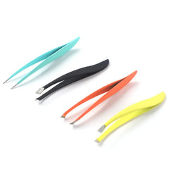 1-4 pcs Colorful New Arrival Professional Stainless Steel Tweezer Eyebrow Face Nose Hair Clip Remover Tool Banana Clip 1-4 pcs Colorful New Arrival Professional Stainless Steel Tweezer Eyebrow Face Nose Hair Clip Remover Tool Banana Clip