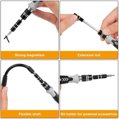 Screwdriver Set  Magnetic Torx Phillips Screw Bit Kit WOZOBUY With Electrical Driver Remover Wrench Repair Phone PC Tools Screwdriver Set  Magnetic Torx Phillips Screw Bit Kit WOZOBUY With Electrical Driver Remover Wrench Repair Phone PC Tools