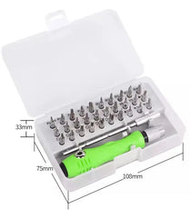 Mini 32-in-1 Precision Screwdriver Set Magnetic Phillips Bits Multifunctional Hand Repair Tool Kit for Phone Watch Glasses PC Mini 32-in-1 Precision Screwdriver Set Magnetic Phillips Bits Multifunctional Hand Repair Tool Kit for Phone Watch Glasses PC