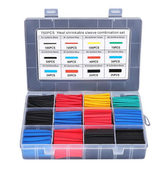 127-750pcs Heat-shrink Tubing Thermoresistant Tube Heat Shrink Wrapping Kit Electrical Connection Wire Cable Insulation Sleeving 127-750pcs Heat-shrink Tubing Thermoresistant Tube Heat Shrink Wrapping Kit Electrical Connection Wire Cable Insulation Sleeving