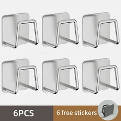 1/3/6pcs Stainless Steel Sink Sponge Rack For Sponge Steel Wire Ball Draining Paste The Inner Wall Of The Sink Kitchen Supplies 1/3/6pcs Stainless Steel Sink Sponge Rack For Sponge Steel Wire Ball Draining Paste The Inner Wall Of The Sink Kitchen Supplies