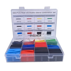 127-750pcs Heat-shrink Tubing Thermoresistant Tube Heat Shrink Wrapping Kit Electrical Connection Wire Cable Insulation Sleeving 127-750pcs Heat-shrink Tubing Thermoresistant Tube Heat Shrink Wrapping Kit Electrical Connection Wire Cable Insulation Sleeving