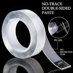 1/3/5m Nano Tape Double-Sided Adhesive Tape Traceless Waterproof Tape For Bathroom Kitchen Sink Tap Gel Sticker 1/3/5m Nano Tape Double-Sided Adhesive Tape Traceless Waterproof Tape For Bathroom Kitchen Sink Tap Gel Sticker