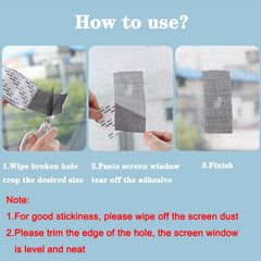 1ps Easy-to-Apply Waterproof Window Screen Repair Tape – Keep Mosquitoes Out with Our Anti-Insect, Self-Adhesive Mesh Patch 1ps Easy-to-Apply Waterproof Window Screen Repair Tape – Keep Mosquitoes Out with Our Anti-Insect, Self-Adhesive Mesh Patch