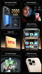 Mumzar mini smartphone Android 10 UAE with 2000mAh battery facial recognition MTK chip and rear triple camera Mumzar mini smartphone Android 10 UAE with 2000mAh battery facial recognition MTK chip and rear triple camera