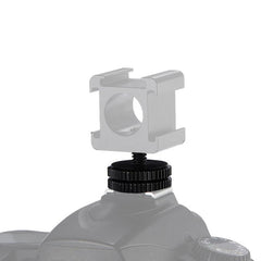 1/4 Hot Shoe Mount Phone Holder Dual Nut Cold Shoe Adapter Bracket For Double-Layer Camera Hot Shoe Adapter Accessories 1/4 Hot Shoe Mount Phone Holder Dual Nut Cold Shoe Adapter Bracket For Double-Layer Camera Hot Shoe Adapter Accessories