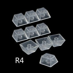 10Pcs Transparent ABS Keycaps Mechanical Keyboard Matte Backlit for Key caps For Cherry Gateron Kailh 10Pcs Transparent ABS Keycaps Mechanical Keyboard Matte Backlit for Key caps For Cherry Gateron Kailh