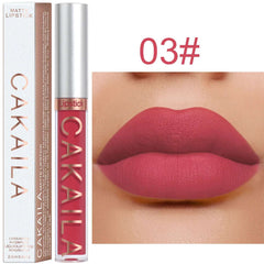 18 Color Lipstick Matte Non-stick Cup Waterproof Lip Gloss 18 Color Lipstick Matte Non-stick Cup Waterproof Lip Gloss