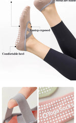 1/ 3Pair Professional Women Yoga Sock Silicone Anti-slip Ballet Pilates Socks Women Backless Breathable Bandage Yoga Sport Socks 1/ 3Pair Professional Women Yoga Sock Silicone Anti-slip Ballet Pilates Socks Women Backless Breathable Bandage Yoga Sport Socks