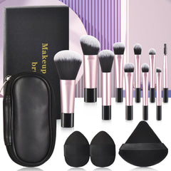 10 color Mini makeup brush Travel portable Makeup Tool Makeup Puff - Palm Brush Professional Makeup tool set Christmas gift 10 color Mini makeup brush Travel portable Makeup Tool Makeup Puff - Palm Brush Professional Makeup tool set Christmas gift