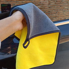 1/2/6pcs Microfiber Cleaning Towel Thicken Soft Drying Cloth Car Body Washing Towels Double Layer Clean Rags Car Accessories 1/2/6pcs Microfiber Cleaning Towel Thicken Soft Drying Cloth Car Body Washing Towels Double Layer Clean Rags Car Accessories