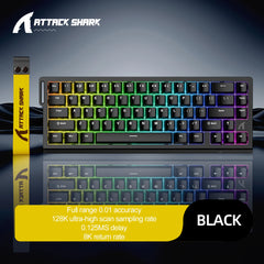 X68HE ATTACK SHARK Magnetic Gaming Keyboard Mechanical Wired for Pro Gaming 0.01mm Rapid Trigg 8000Hz SOCD/Rs 0.125ms 128K Rate X68HE ATTACK SHARK Magnetic Gaming Keyboard Mechanical Wired for Pro Gaming 0.01mm Rapid Trigg 8000Hz SOCD/Rs 0.125ms 128K Rate