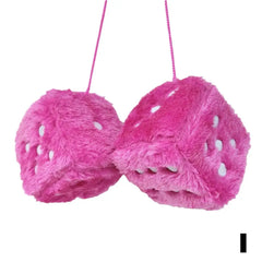 1Kit Fuzzy Plush Dice with Dots Retro Square Plush Hanging Mirror Fuzzy Dices Kid Toys For Pink Car Interior Ornament Decoration 1Kit Fuzzy Plush Dice with Dots Retro Square Plush Hanging Mirror Fuzzy Dices Kid Toys For Pink Car Interior Ornament Decoration