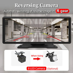 10.26"  Car Mirror Radio Multimedia Video Player Universal Wireless Carplay Android Auto Screen With Bluetooth AUX USB 10.26"  Car Mirror Radio Multimedia Video Player Universal Wireless Carplay Android Auto Screen With Bluetooth AUX USB