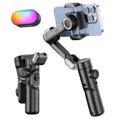 AOCHUAN 3-Axis Handheld Gimbal Stabilizer for Smartphone with Fill Light for iPhone Android Face Tracking Vlog Smart XE AOCHUAN 3-Axis Handheld Gimbal Stabilizer for Smartphone with Fill Light for iPhone Android Face Tracking Vlog Smart XE