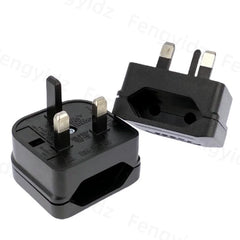 1Pc European Euro EU 2 Pin to UK 3Pin Power Socket Travel Plug Adapter Converter New 1Pc European Euro EU 2 Pin to UK 3Pin Power Socket Travel Plug Adapter Converter New