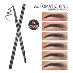 1.5mm fine eyebrow pencil with double head automatic rotation, one line eyebrow pencil waterproof and makeup free makeup pen 1.5mm fine eyebrow pencil with double head automatic rotation, one line eyebrow pencil waterproof and makeup free makeup pen