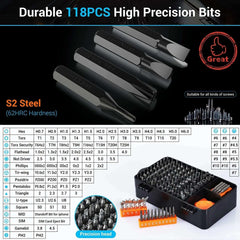 Screwdriver Set  Magnetic Torx Phillips Screw Bit Kit WOZOBUY With Electrical Driver Remover Wrench Repair Phone PC Tools Screwdriver Set  Magnetic Torx Phillips Screw Bit Kit WOZOBUY With Electrical Driver Remover Wrench Repair Phone PC Tools