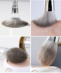 14pcs Silver Makeup Brushes Set Powder Grey Blush Concealer Foundation Eyeshadow Eyeliner Eye Cosmetics Face Beauty Tools 14pcs Silver Makeup Brushes Set Powder Grey Blush Concealer Foundation Eyeshadow Eyeliner Eye Cosmetics Face Beauty Tools