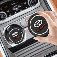 1/2Pcs Car Anti-Slip Silicone Pad Water Cup Holder Drink Coaster Accessories For Toyota Chr Verso Hiace Prius Yaris Trd Corolla 1/2Pcs Car Anti-Slip Silicone Pad Water Cup Holder Drink Coaster Accessories For Toyota Chr Verso Hiace Prius Yaris Trd Corolla