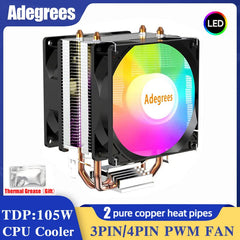 CPU Air Cooler X79 X99 3Pin/4Pin PWM Processor Cooling Fan For Intel LGA 1366 1151 1155 1200 1700 2011 AMD AM3 AM4 AM5 CPU Air Cooler X79 X99 3Pin/4Pin PWM Processor Cooling Fan For Intel LGA 1366 1151 1155 1200 1700 2011 AMD AM3 AM4 AM5