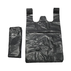 100PCS Black Vest Plastic Bag Kitchen Living Room Clean Garbage Storage Bag Takeaway Shopping Packing Garbage with Handle Bag 100PCS Black Vest Plastic Bag Kitchen Living Room Clean Garbage Storage Bag Takeaway Shopping Packing Garbage with Handle Bag