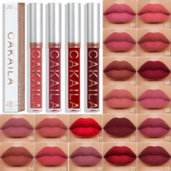 18 Color Lipstick Matte Non-stick Cup Waterproof Lip Gloss 18 Color Lipstick Matte Non-stick Cup Waterproof Lip Gloss