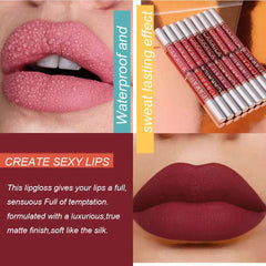 18 Color Lipstick Matte Non-stick Cup Waterproof Lip Gloss 18 Color Lipstick Matte Non-stick Cup Waterproof Lip Gloss