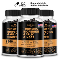 Turmeric and Black Pepper Ginger - Joint Support Supplement Containing Piperin and 95% Curcumin. Digestive and Immune Support Turmeric and Black Pepper Ginger - Joint Support Supplement Containing Piperin and 95% Curcumin. Digestive and Immune Support