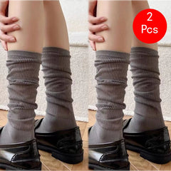 1/2 Pairs Women Lolita Thin Mid Length Socks Are Comfortable Breathable Knee-socks Lace Casual Soft Solid Simple Vertical Socks 1/2 Pairs Women Lolita Thin Mid Length Socks Are Comfortable Breathable Knee-socks Lace Casual Soft Solid Simple Vertical Socks