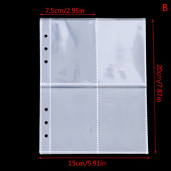 10pcs/Pack A5 Transparent Photo Album Binder Refill Inner Sleeves for KPOP Lomo Cards Photocard Game card A5 Album Binder 10pcs/Pack A5 Transparent Photo Album Binder Refill Inner Sleeves for KPOP Lomo Cards Photocard Game card A5 Album Binder