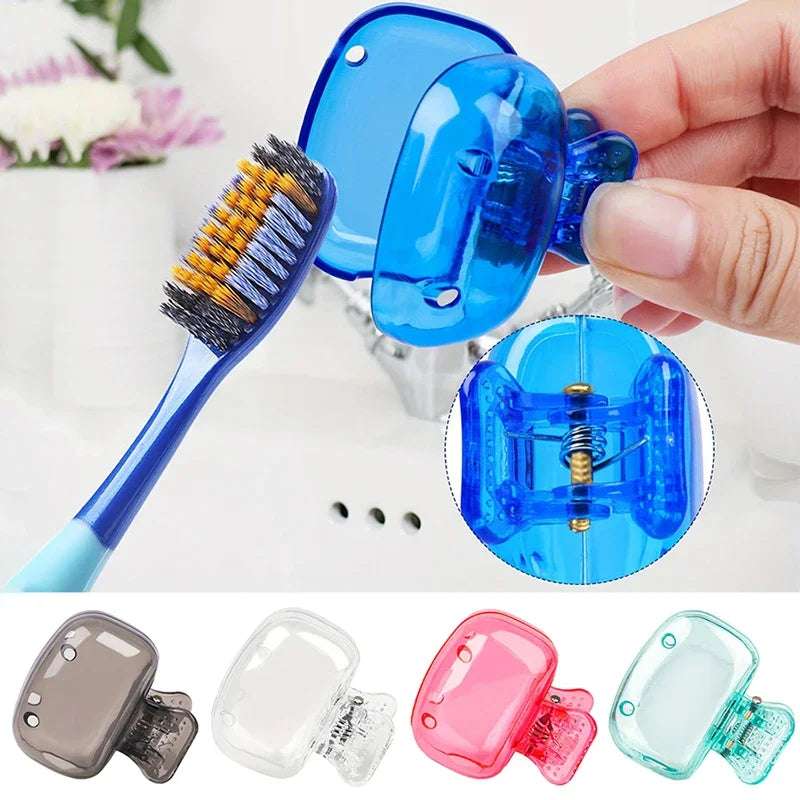 1PCS Travel Toothbrush Head Covers Toothbrush Protector Cap Brush Pod Case Protective Portable Plastic Clip For Household Travel 1PCS Travel Toothbrush Head Covers Toothbrush Protector Cap Brush Pod Case Protective Portable Plastic Clip For Household Travel
