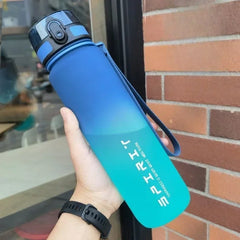 1 Liter Large Capacity Sports Water Bottle Leak Proof Colorful Plastic Cup Drinking Outdoor Travel Portable Gym Fitness Jugs 1 Liter Large Capacity Sports Water Bottle Leak Proof Colorful Plastic Cup Drinking Outdoor Travel Portable Gym Fitness Jugs