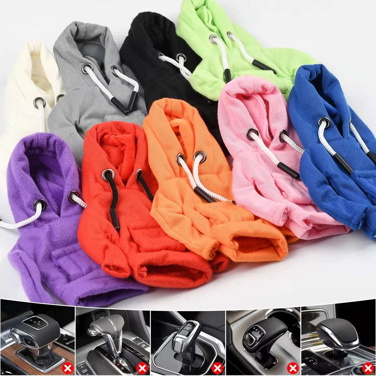 Gear Shift Mini Hoodie Cover Shift Cover Gear Handle Decoration Fits Manual Automatic Universal Car Shift Lever Interior Decor Gear Shift Mini Hoodie Cover Shift Cover Gear Handle Decoration Fits Manual Automatic Universal Car Shift Lever Interior Decor