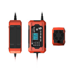 12V6A smart battery charger AGM Start stop battery European regulation full stop reverse protection lead-acid charger 12V6A smart battery charger AGM Start stop battery European regulation full stop reverse protection lead-acid charger