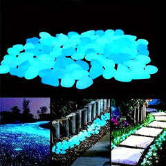 100pcs Glow In The Dark Pebbles, Resin Luminous Stones For Landscape, Garden Paths, Potted Plants, Parks, Aquarium Decor, 100pcs Glow In The Dark Pebbles, Resin Luminous Stones For Landscape, Garden Paths, Potted Plants, Parks, Aquarium Decor,