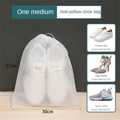 10Pcs Set Shoe Dust Covers Non-Woven Dustproof Drawstring Clear Storage Bag Travel Pouch Shoe Bags Drying Shoes Protect 10Pcs Set Shoe Dust Covers Non-Woven Dustproof Drawstring Clear Storage Bag Travel Pouch Shoe Bags Drying Shoes Protect